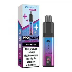 Hayati pro max+ 6000+ kits  Blue razz gb