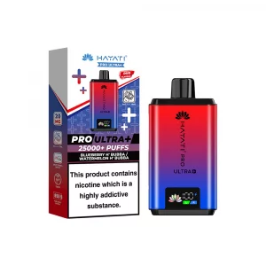 Hayati pro ultra+ 25000+ puff  Blueberry h' bubba watermelon h' bubba