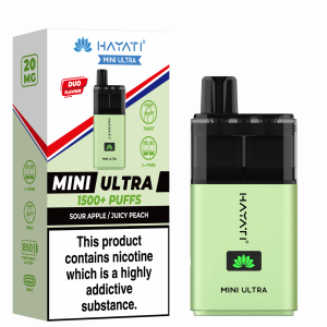Hayati Mini Ultra Kit Sour Apple & Juicy Peach