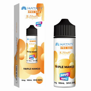 Hayati e-liquid 100ml 50vg 50pg  Triple mango