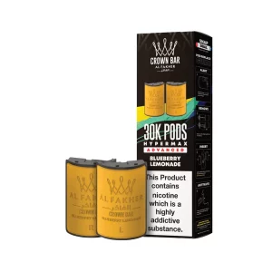 Al fakher 30k hypermax refill replacement pods  Blueberry lemonade