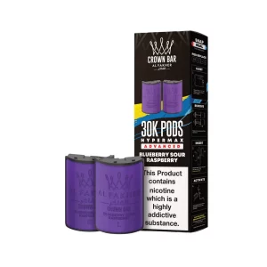 Al fakher 30k hypermax refill replacement pods  Blue sour raspberry
