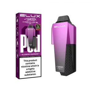 Elux cyberover 6k pods  Blueberry raspberry