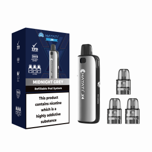 Hayati x4 refillable pod system Midnight grey