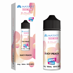 Hayati e-liquid 100ml 50vg 50pg  Juicy peach