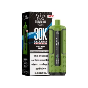 Al fakher 30k hypermax prefilled pod kit  Blue razz blast