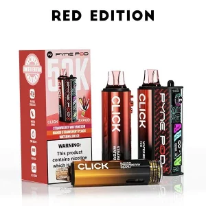 Pyne pod click 50k vape kit  Red edition