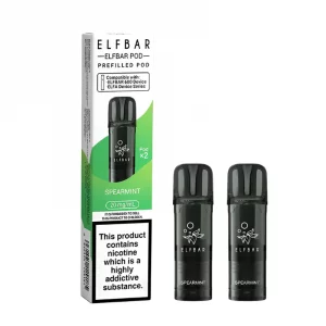 Elf bar 600 prefilled pods 2 pack  Spearmint