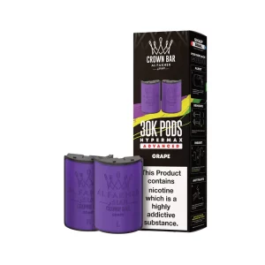 Al fakher 30k hypermax refill replacement pods  Grape