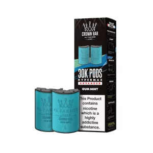 Al fakher 30k hypermax refill replacement pods  Gum mint