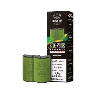 Al fakher 30k hypermax refill replacement pods  Menthol