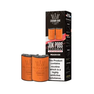 Al fakher 30k hypermax refill replacement pods  Peach ice
