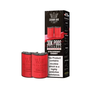 Al fakher 30k hypermax refill replacement pods  Strawberry cherry