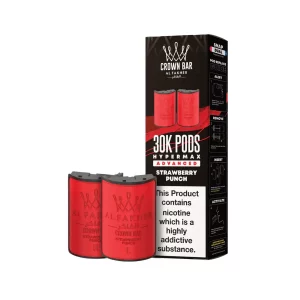 Al fakher 30k hypermax refill replacement pods  Strawberry punch