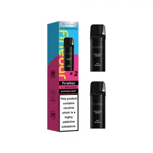 Hayati finebar 20mg pods Blue razz cherry