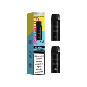 Hayati finebar 20mg pods Blue razz lemonade