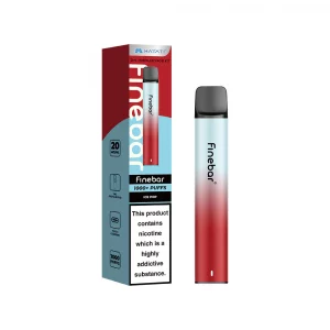 Hayati finebar kit 1000+ puff 20mg  Ice pop