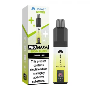 Hayati pro max+ 6000+ kits  Lemon & lime