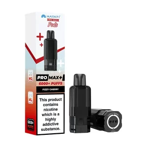 Hayati pro max+ 6000+ pods  Fizzy cherry