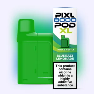 Pixl 8000 Refilled Pod   BLUE RAZZ  LEMONADE