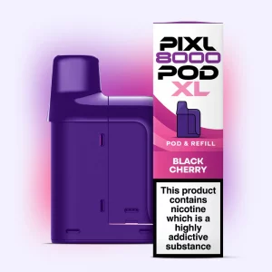 Pixl 8000 Refilled Pod   BLACK CHERRY