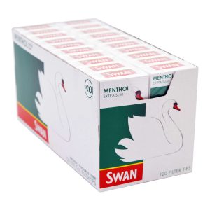 Swan (Extra Slim) Filter Tips 120 Pack - Menthol