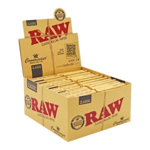 RAW Classic Connoisseur King Size Slim Rolling Papers & Tips