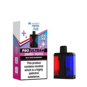 Hayati pro ultra+ 25k pods  Blue sour raspberry