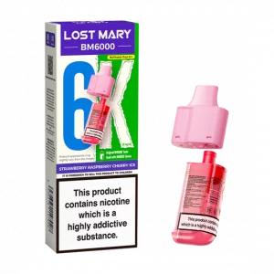 Lost Mary BM6000 KIT Strawberry Raspberry Cherry Ice