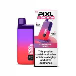 Pixl 8000 Prefilled Pod Kit  STRAWBERRY BURST
