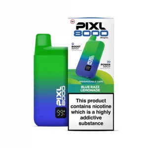 Pixl 8000 Prefilled Pod Kit  BLUEBERRY RAZZ LEMONADE