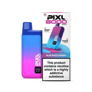 Pixl 8000 Prefilled Pod Kit  BLUE RAZZ CHERRY