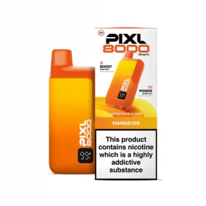 Pixl 8000 Prefilled Pod Kit  MANGO ICE