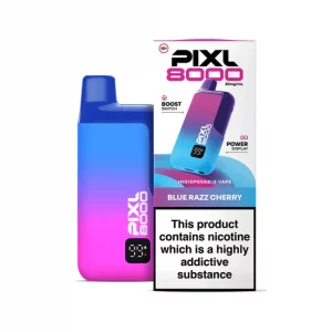 Pixl 8000 Prefilled Pod Kit  BLUE RAZZ CHERRY