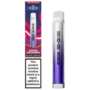Ske crystal 600 pro prefilled pod kit Blueberry Sour Raspberry