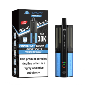 Hayati Pro Ultra Plus Shisha 30K KIT  Blue Slush & Raspberry / Vim Frozen Blueberry