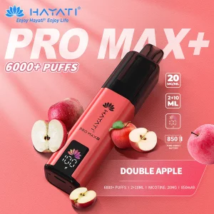 Hayati pro max+ 6000+ kits  DOUBLE APPLE