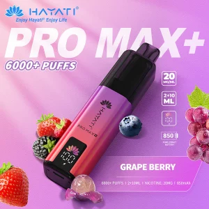 Hayati pro max+ 6000+ kits  GRAPE BERRY