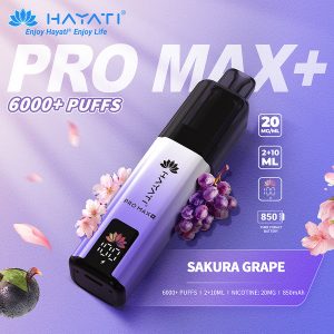 Hayati pro max+ 6000+ kits  SAKURA GRAPE