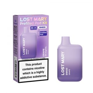 Lost Mary BM600 Prefilled Pod Kit  GRAPE