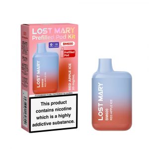 Lost Mary BM600 Prefilled Pod Kit  RED APPLE ICE