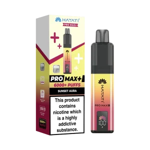 Hayati pro max+ 6000+ kits  Sunset Aura